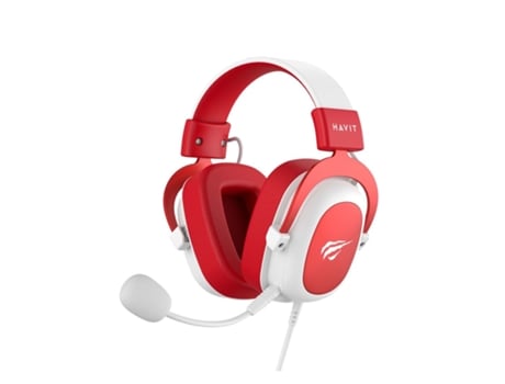 H2002E Auscultadores Gaming, Branco/Roxo, Havit