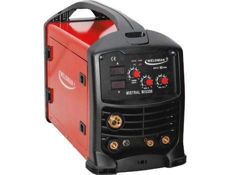 Máquina de solda semiautomática Mistral Mig200 Weldman