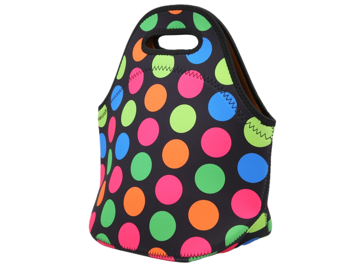 Bolsa Termica Isolada Neoprene Pontos Coloridos