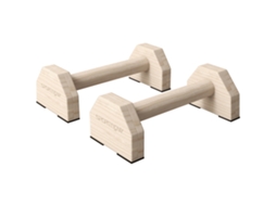 Par de Barras para Flexão BTFORUS, 2 unidades, até 120kg, madeira de Faia (30x13x10cm)