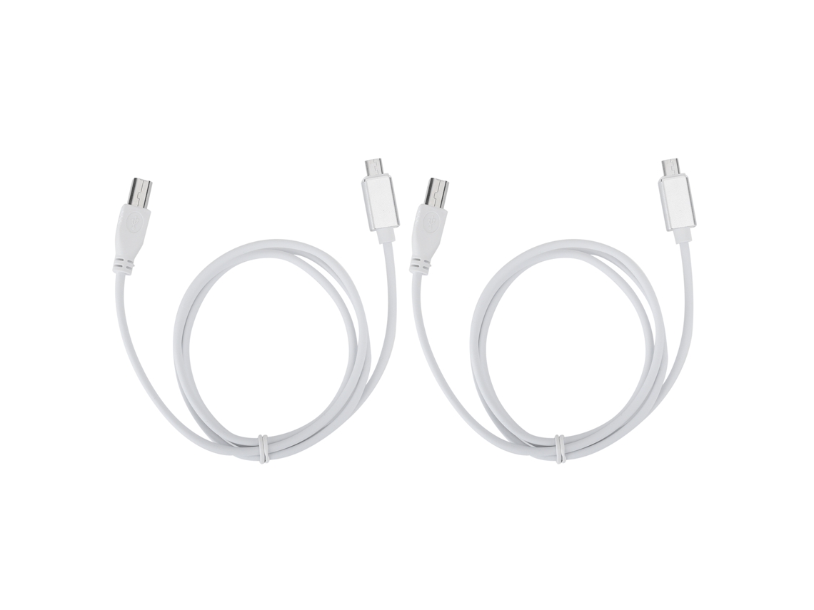 Pacote com 2 cabos MIDI V8 para piano elétrico, micro USB para tablet, compatível com Slowmoose tipo B.