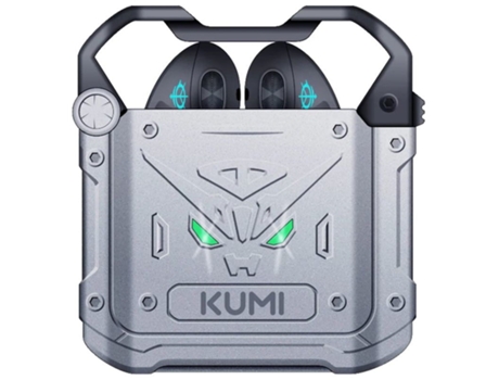 Auriculares Mech Tws KUMI Bluetooth Prateado
