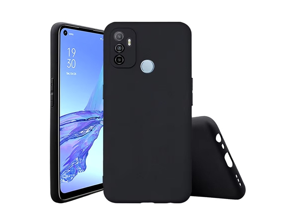 Capa Fléxivel para Oppo Oppo A53S OEM Silicone Preto