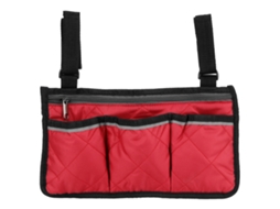 Bolsa lateral para cadeira de rodas multifuncional armário hanging bag organizer vinho S/MARCA