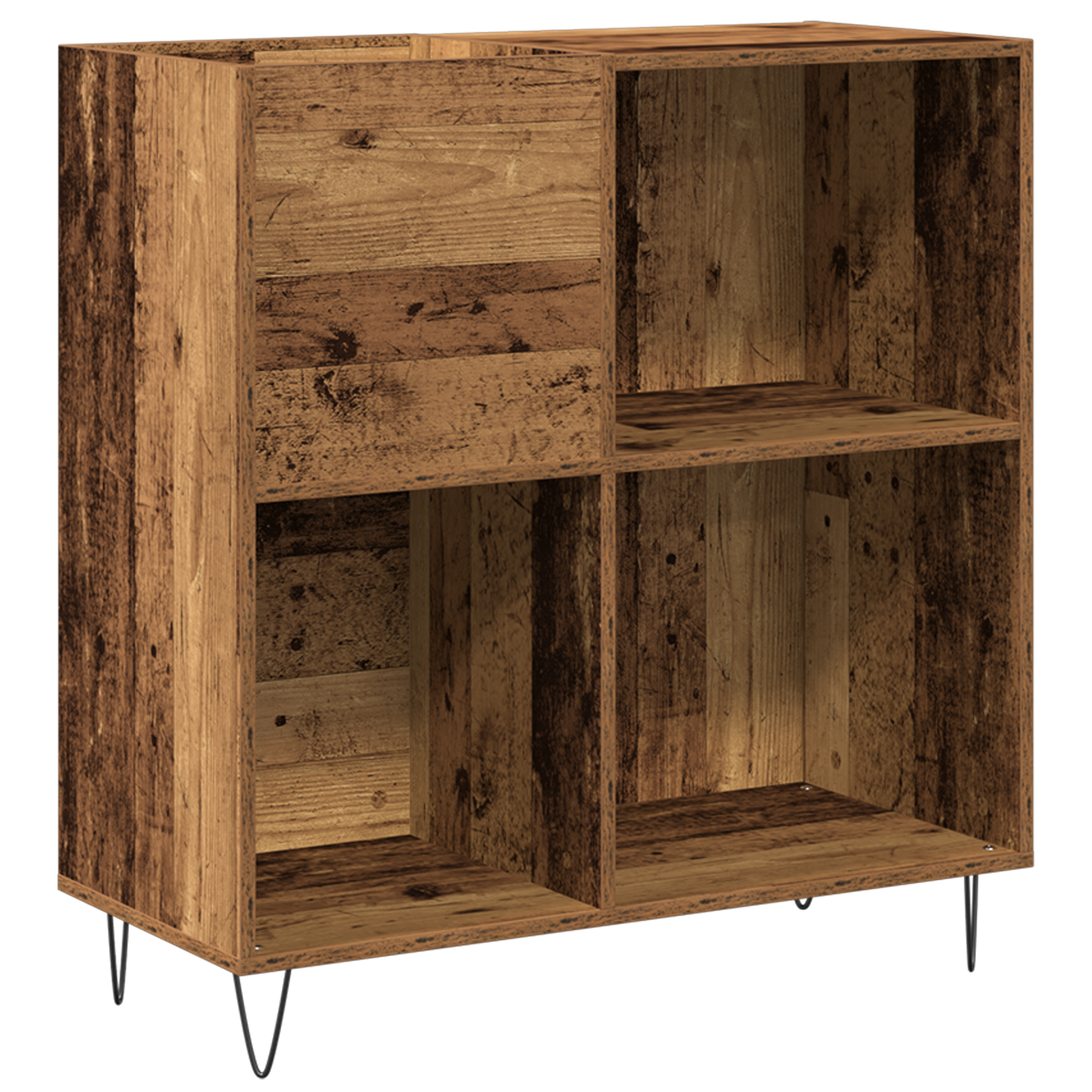Conjunto 1 Unidade De Armazenamento Vidaxl Castanho Derivados De Madeira (85 X 38 X 89 Cm)