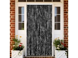 Vidaxl Cortina Anti-insetos 100x200 Cm Chenille Antracite