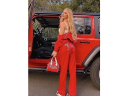 Jaquetas Fasst de cowboy para mulher, manga longa, grande, casual, outono (S)