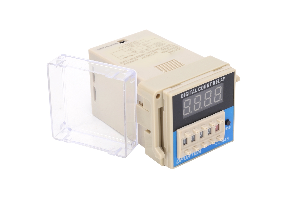 Relé de Tiempo con Pantalla Digital Módulo de Retardo de Ciclo Ajustable ATS5PR AC110V S/MARCA