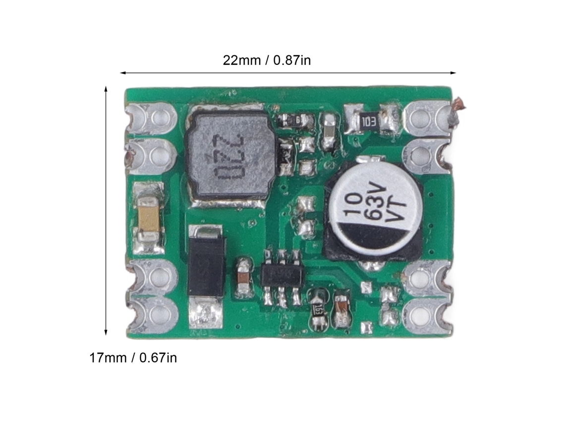 Laxiscreed Módulo Redutor De Tensão Dc-dc De 6v A 55v Para 3.3v, 600ma, Ideal Para Projetos Eletrônicos