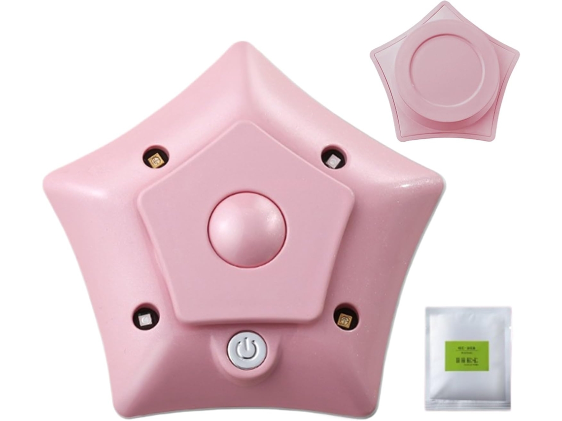 Lâmpada Uv Inteligente Para Vaso Sanitário, Purificador De Ar Uv Automático E Recarregável, Esterilizador Com Sensor De Movimento, Rosa