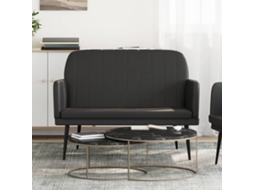 Vidaxl Banco 107x80x81 Cm Couro Artificial Preto
