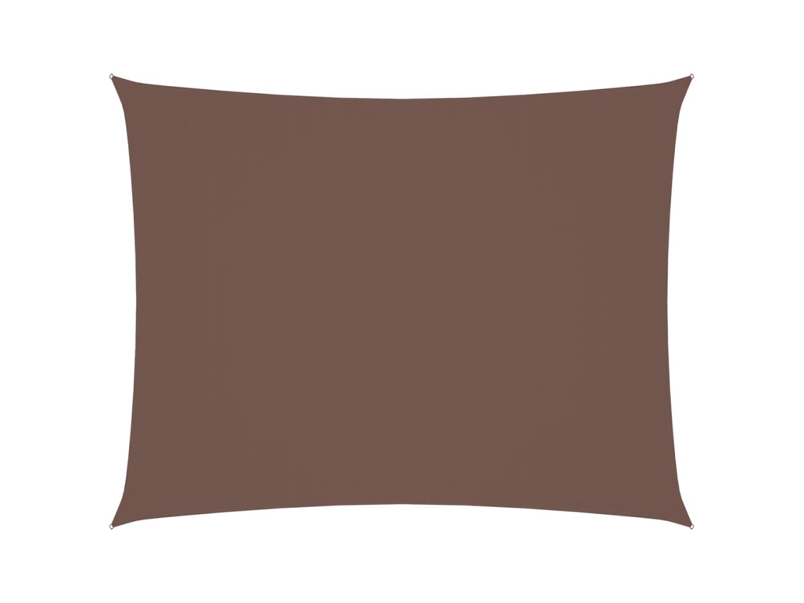 Vela Para Sol Tecido Oxford Retangular 2,5x4 m Castanho MAISON EXCLUSIVE