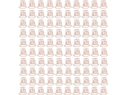 100 mini clipes de papel portáteis, clipes de papel de metal galvanizado com formato divertido para mesa e casa.