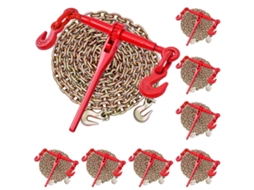 Tensor De Roquete Vevor 8pcs Com Correntes G80 De 10 Mm X 3 M, Carga De 4173 Kg