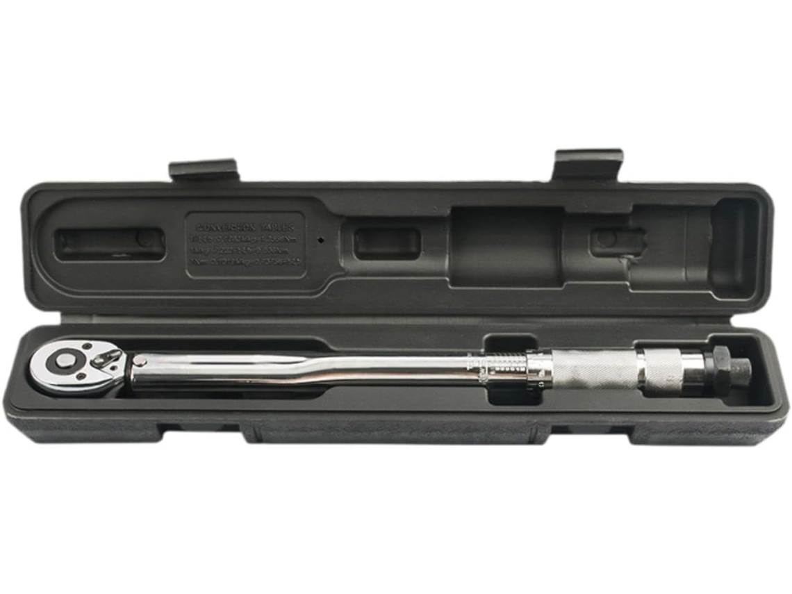 Chave Dinamométrica 19-110 Nm, Ferramenta Manutenção Com Estojo,