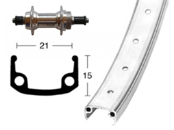 Roda Traseira WINORA Agujeros Qr Mate (26x1.90 cm)