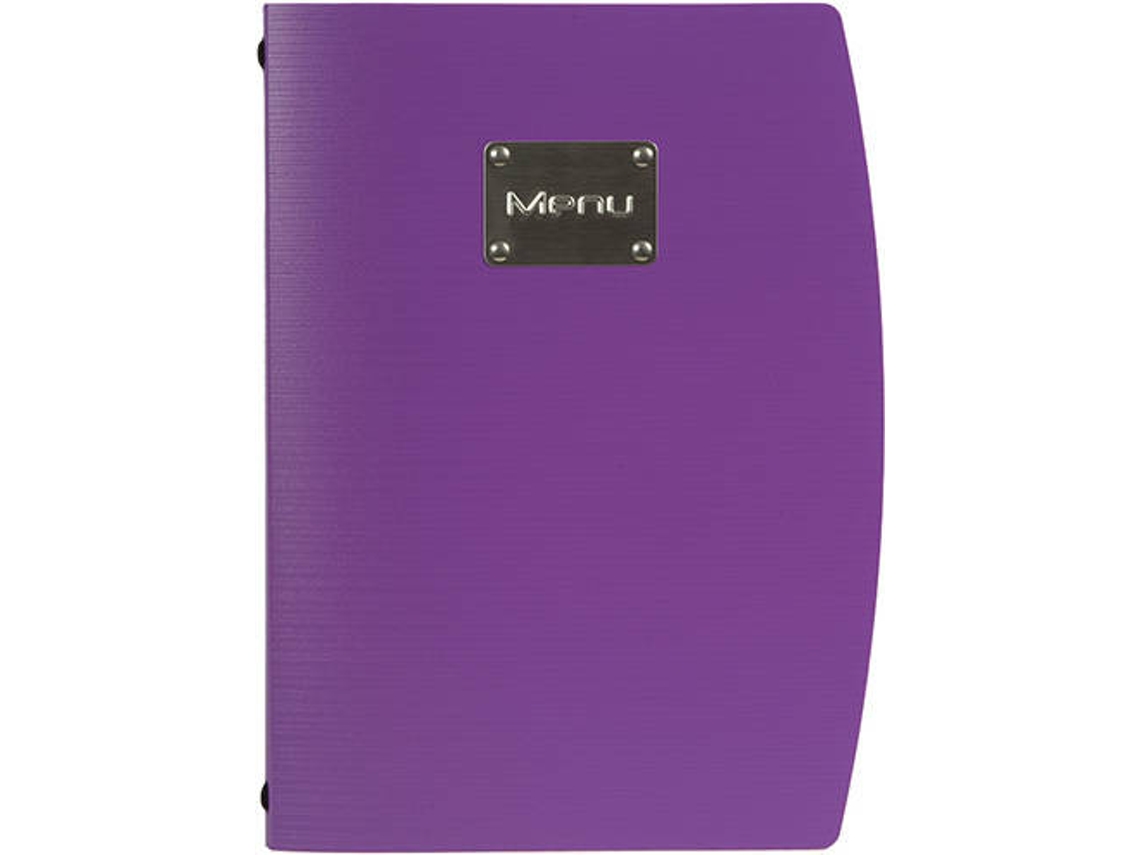 Capa de Menu A4 SECURIT Rio Lilás