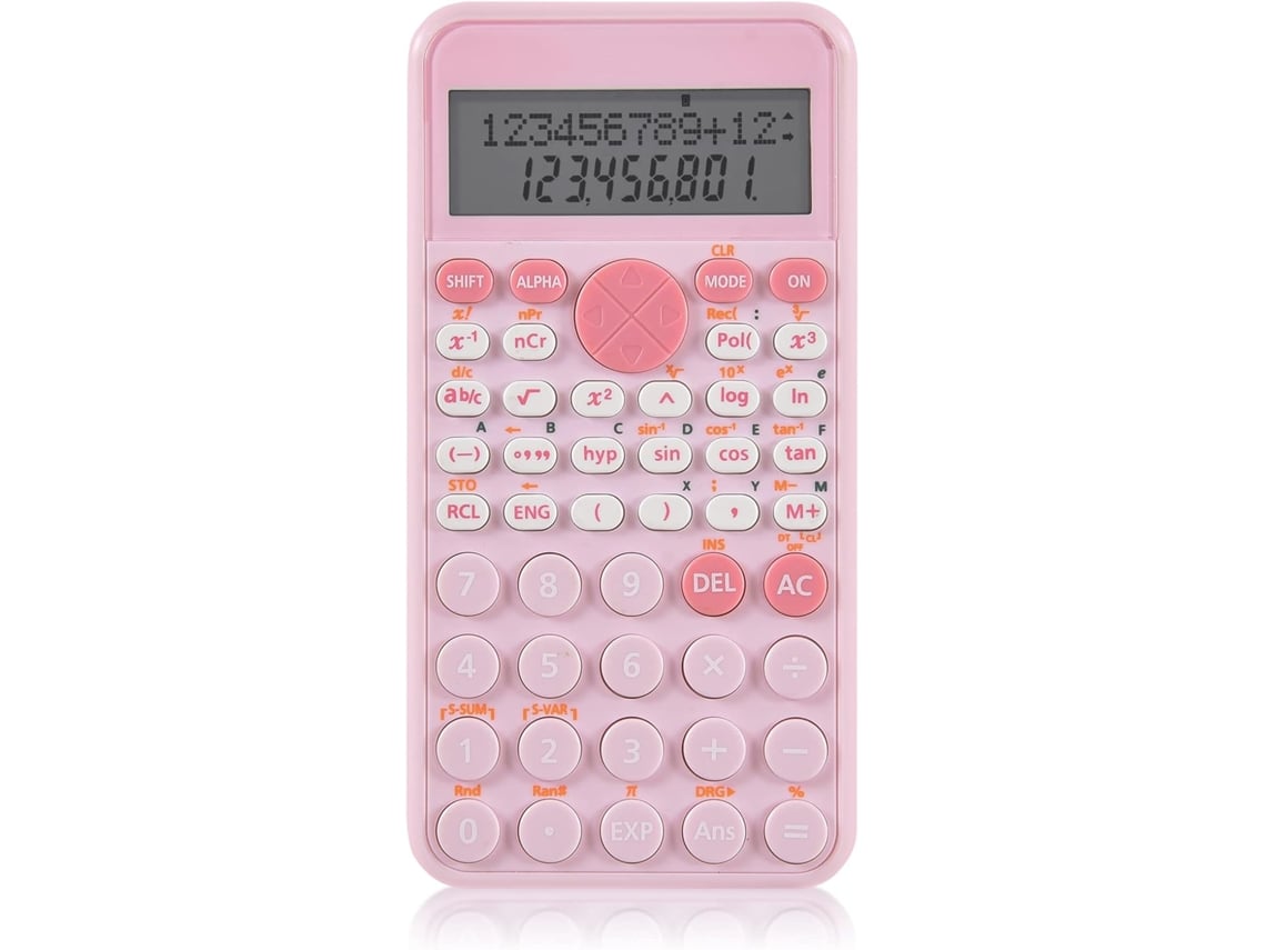 Calculadora Científica Padrão De 2 Linhas, Portátil E Compacta, Ideal Para Uso Escolar.-aquaforge