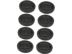 Nuobesty Conjunto De 8-protetores Silicone Antiderrapantes Para Móveis Com Rodinhas, Ideais Para Pisos De Madeira