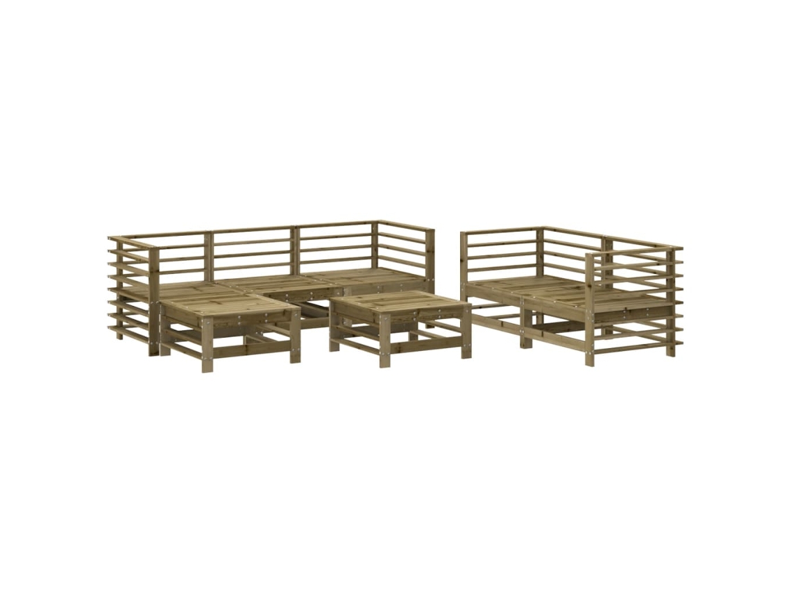 Garden Lounge Set, Garden Lounge Sets Vidaxl Marrom Madeira De Pinho Impregnada (n/a)