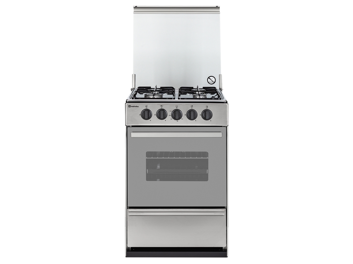 Fogão MEIRELES N 520 X NAT (55 L - Gás Natural - Inox)
