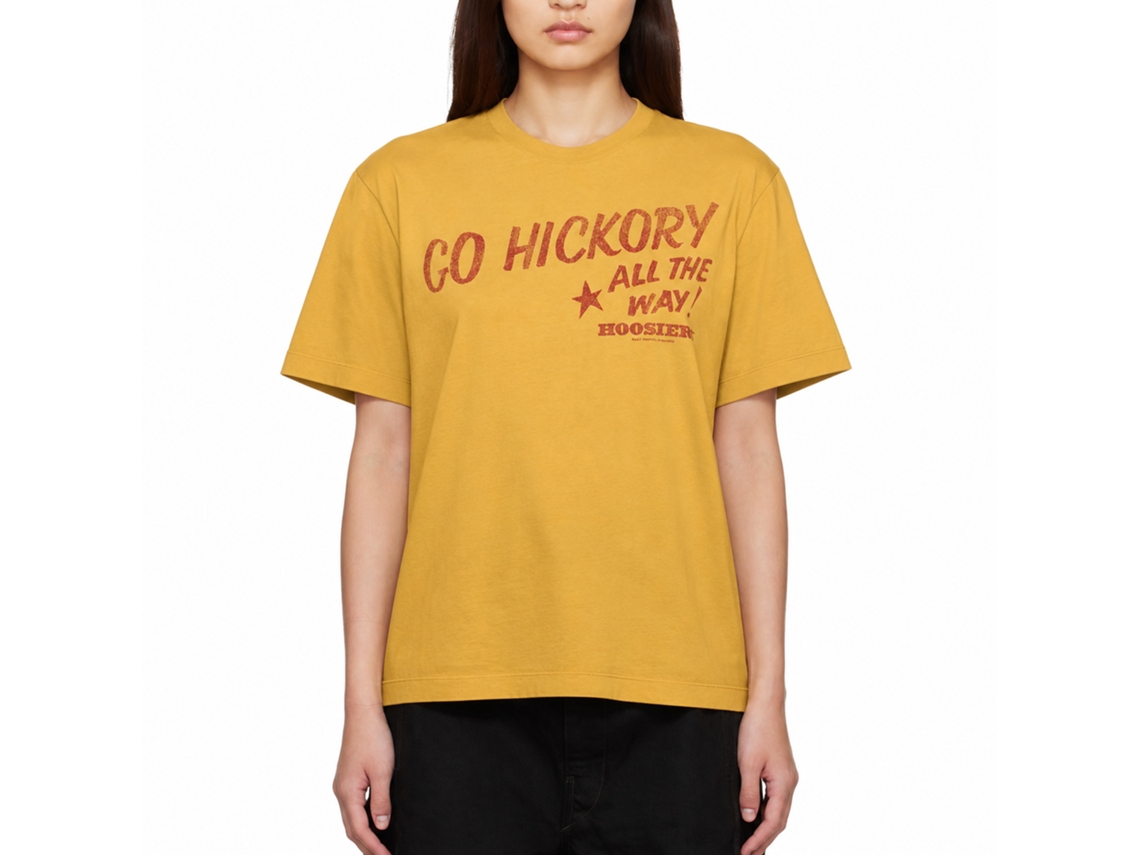 Rockinstone Hoosiers Movie Go Hickory Solid Ginger Adult T-shirt Size:xxxl