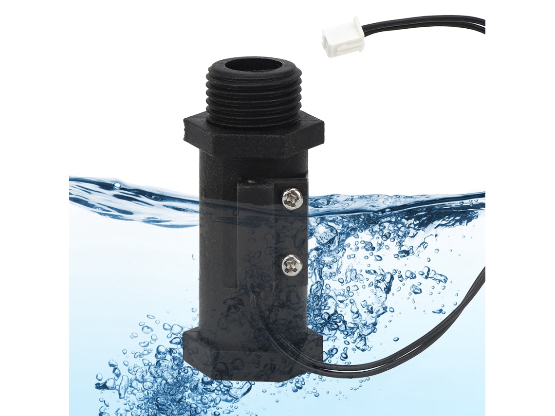 Sensor De Fluxo De Água Laxiscreed Em Plástico Pp Com Proteção Contra Falta De Água E Compatível Com Dc 0-110v