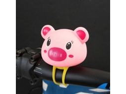 Omni-campana De Bicicleta Animal Para Crianças Com Luzes Hamster Pato Montanha Bicicleta Clássica Cerdo Rosado