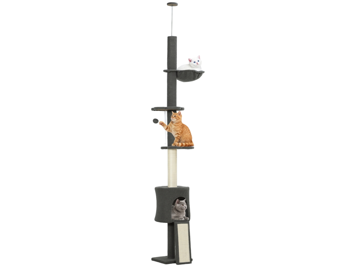 Árvore de Gato com Caverna, Rede, Cinza, S/MARCA