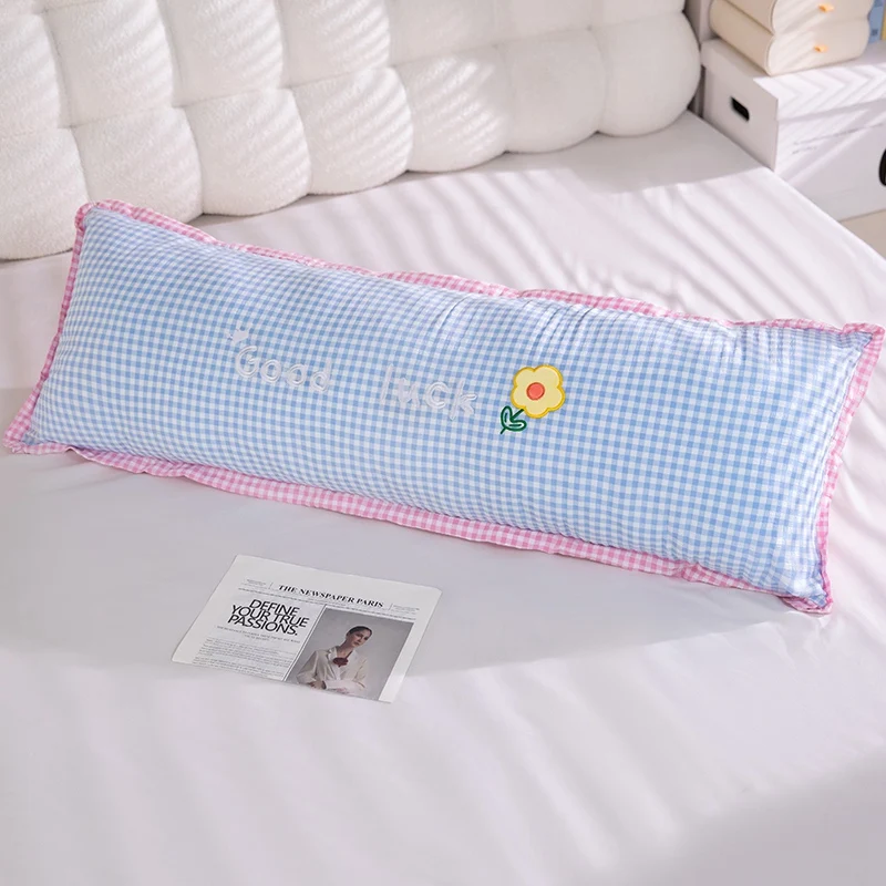 Almofada de Encosto Criativa para Adultos na Cor Dopamina MDUG (azul 95cm)