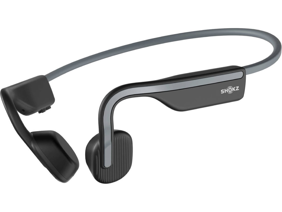 Auriculares Bluetooth Multipoint SHOKZ Openmove (Open Ear - Microfone - Cinzento)