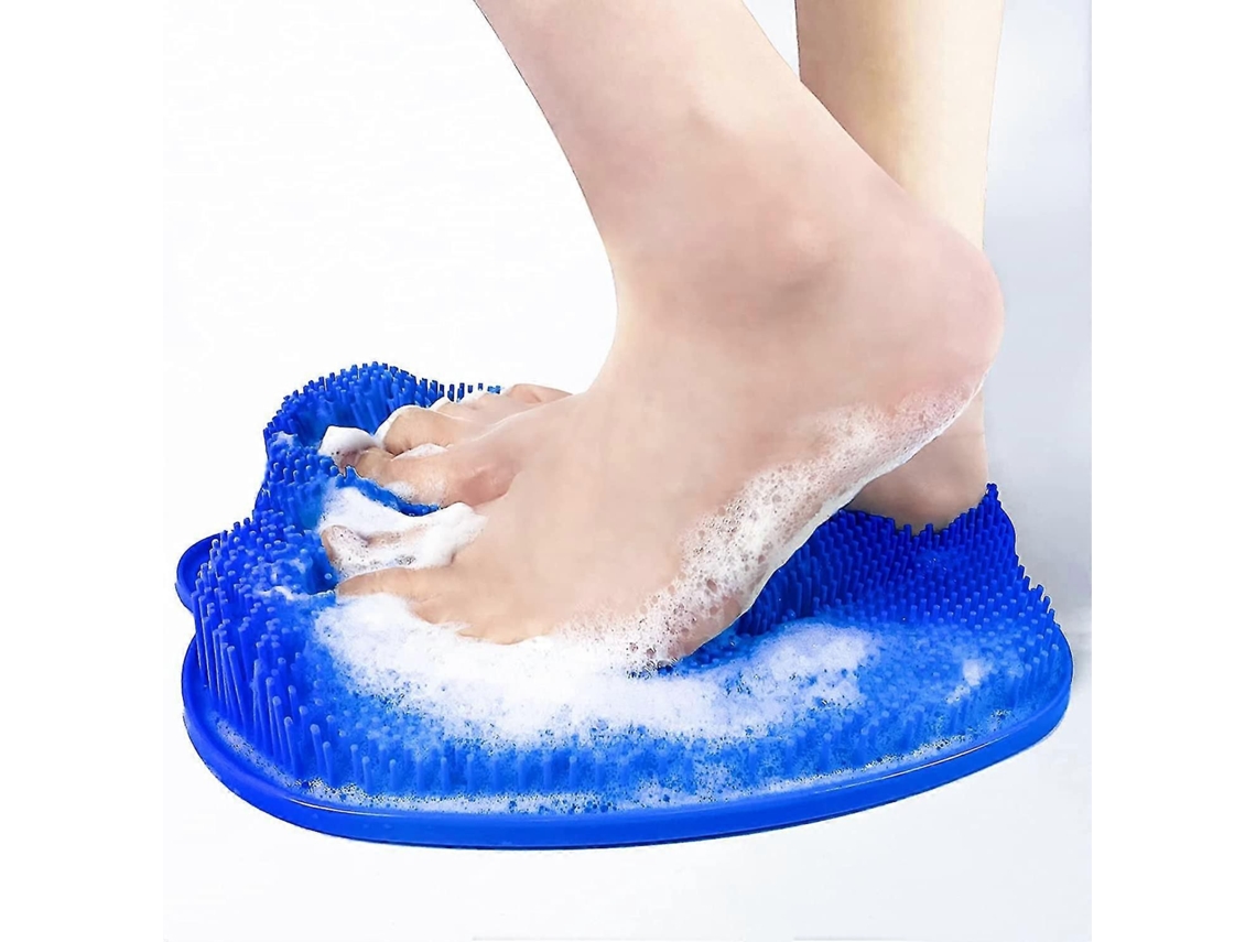 Escova De Pés, Lavadora E Massageadora Pés Com Ventosa, Banheira Silicone Massagem, Massageador Pé S Plástico Grosso.