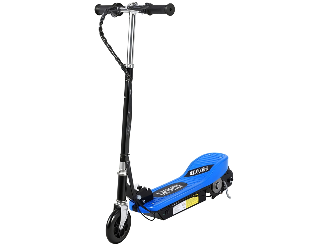 Patinete Elétrico Dobrável BTFORUS para crianças e adolescentes guidão ajustável 78x37x87,95cm azul