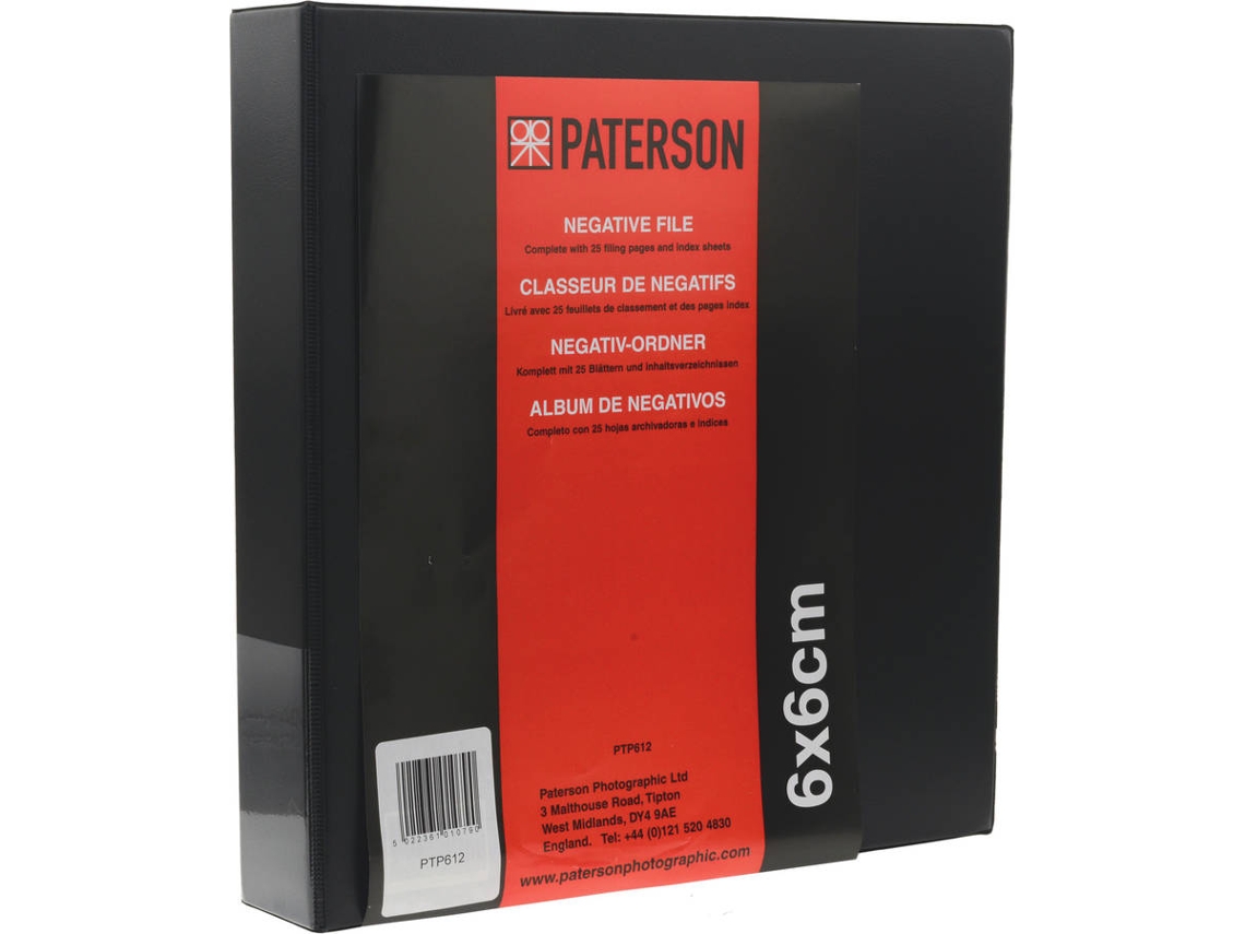 Portfólio de negativos PATERSON 120mm