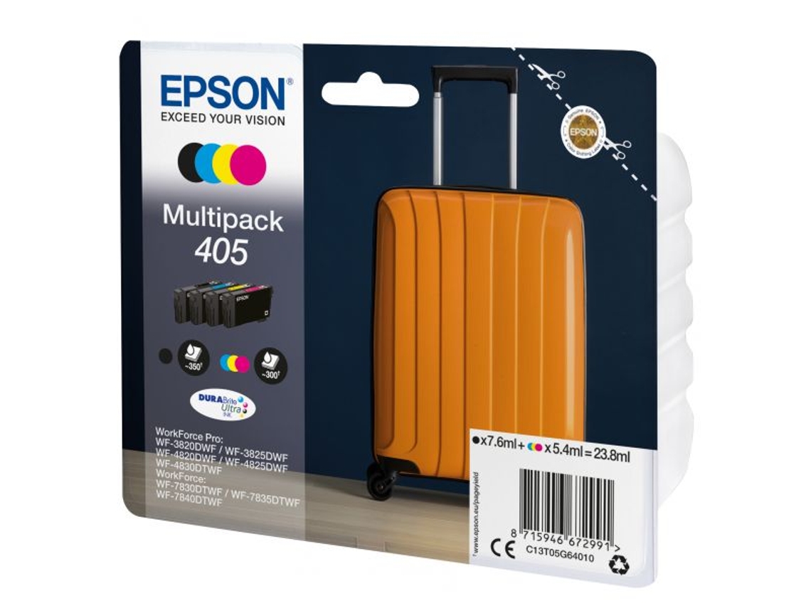 Pack Tinteiros EPSON 4 Cores 405 DURABrite