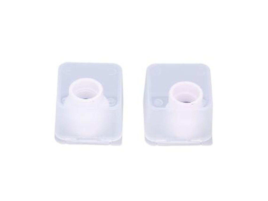 Kit De Acessórios Para Bico De Cerâmica, 2 Peças, Manga De Soldagem Tig 12/14 Para Wp9/17/18/20/25/26 Slowmoose (branco)