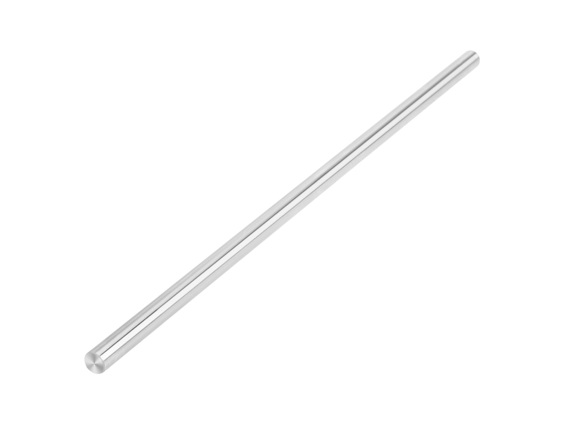 Barra Cilíndrica De Aço Carbono Cromado 15mm X 500mm Alta Dureza E Resistência