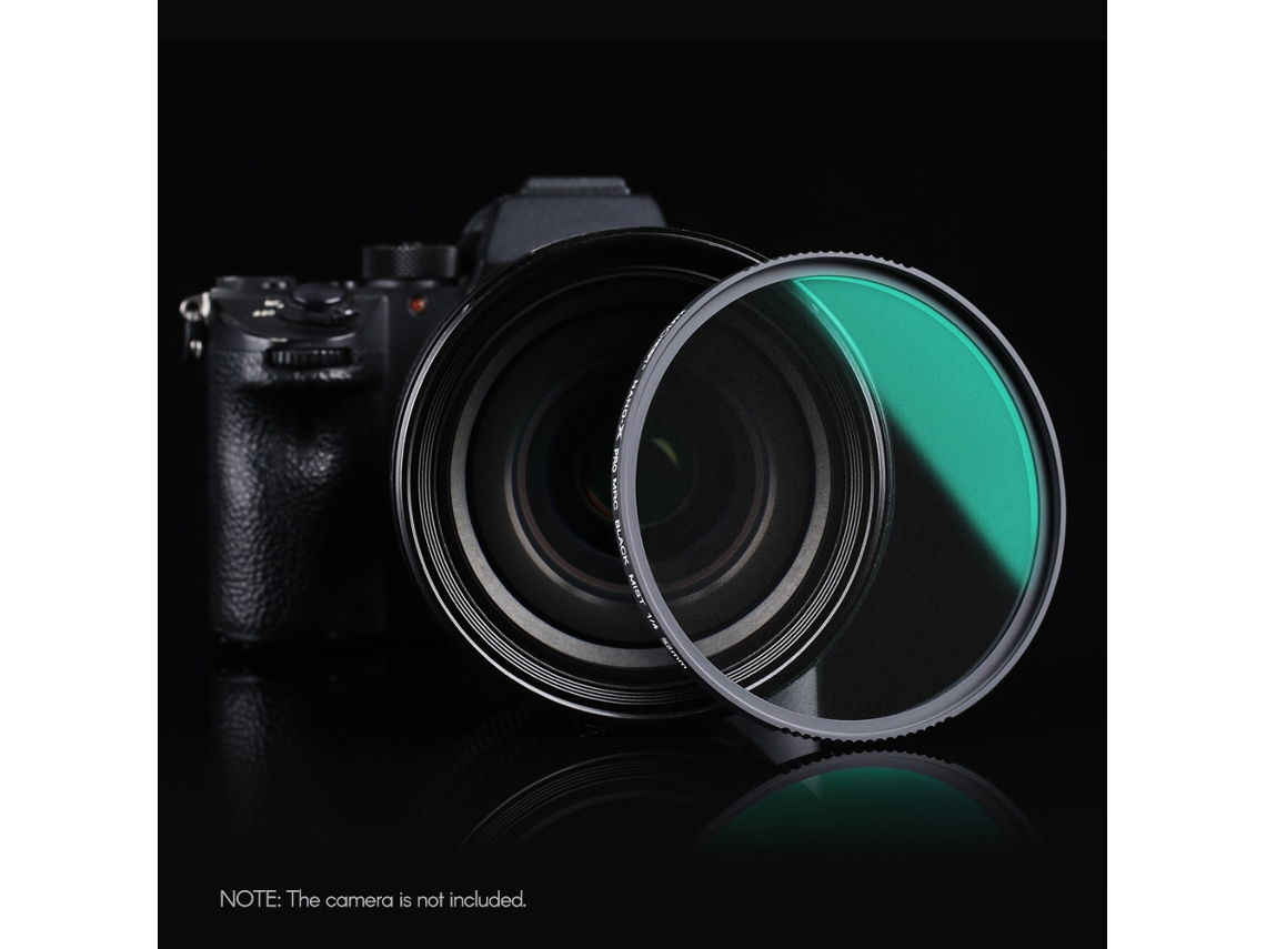 Kf Concept Soft Focus Filter Diffusion Filters Black Mist 1/4 Waterproof Scratch resistant For Dslr Camera Lens, 62mm Diameter LAXISCREED