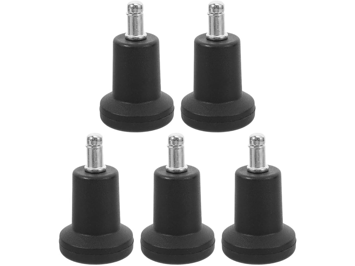 Rodízios Para Mesa Cadeira 2 Polegadas, Conjunto De 5 Peças, Preto