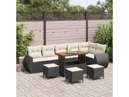 Vidaxl Conjunto De Sofá De Jardim 10 Unid. 10-número De Lugares