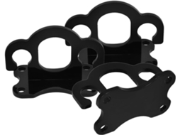 Conjunto De 3 Ganchos Parede Pretos Imikeya Para Academia Em Casa,