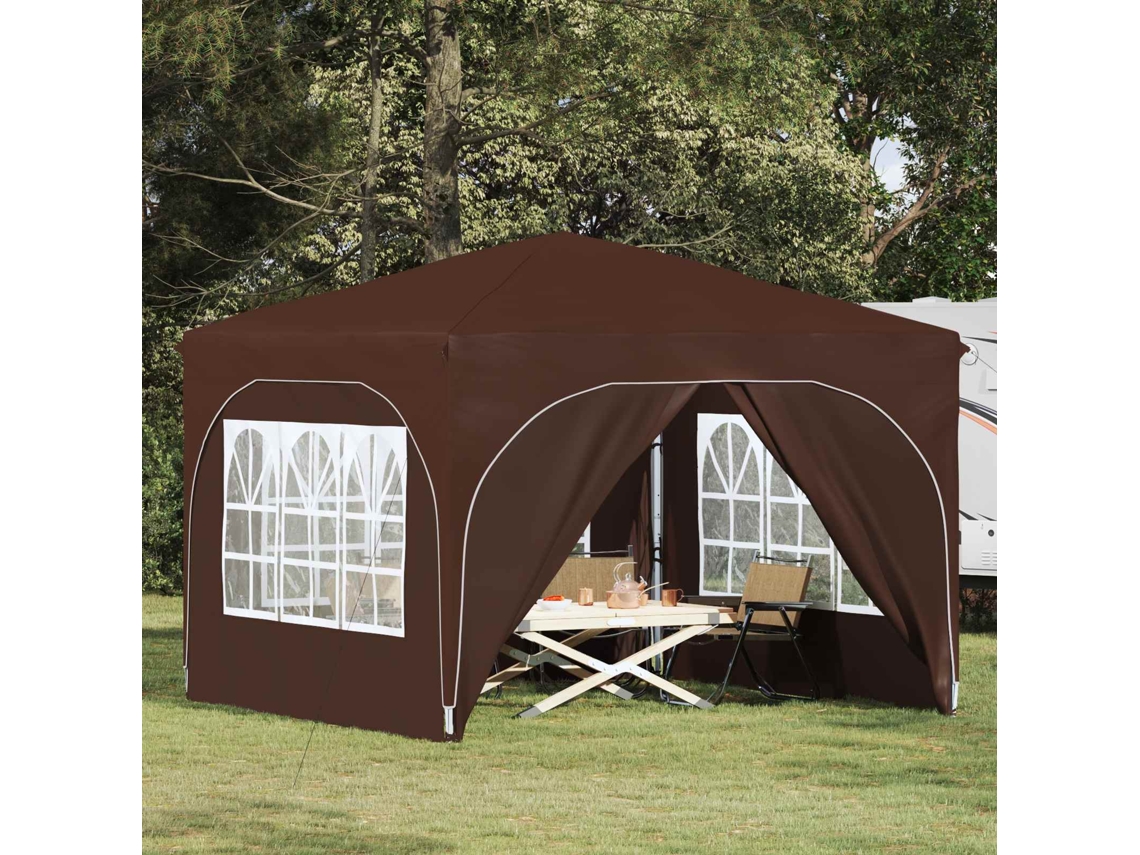 Vidaxl Tenda De Festa Pop-up 290 X 290 X 245 Cm Castanho