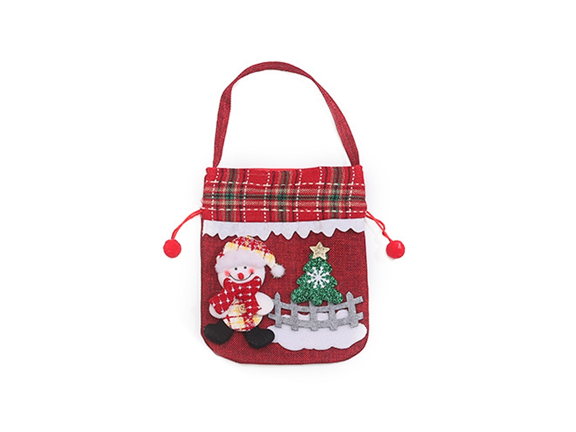 Boneco de Natal estilo Snowman com Enchimento Hessian para Decorações Festivas LAXISCREED