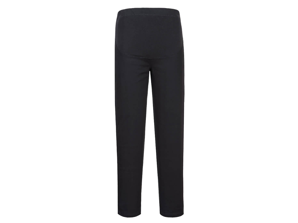 Calça Stretch Maternidade: Conforto E Estilo Para Uniformes Preto / Xxl