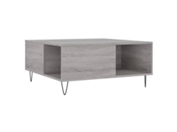 Mesa de centro Madeira Cinzento Sonoma MAISON EXCLUSIVE (80x80x36,5 cm)