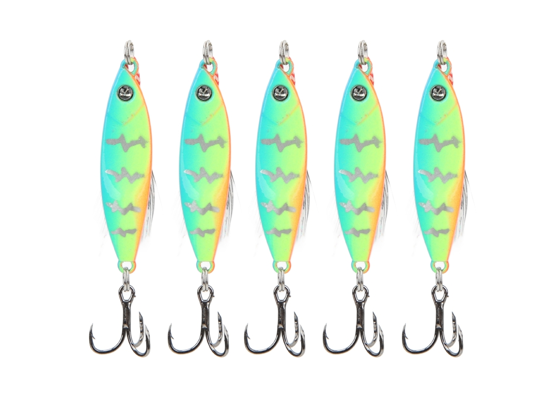 Isca Artificial Lifelike com Gancho para Pesca 5 Peças