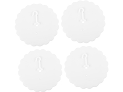 Conjunto De 4-ganchos Adesivos Plástico Para Teto, Substituição De Ganchos Para Dossel Cama, Para Quarto
