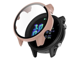 Capa Protetora De Relógio De Pc Rígido Com Proteção Total E Protetor De Tela De Vidro Temperado Compatível Com Garmin Forerunner 955 Webake