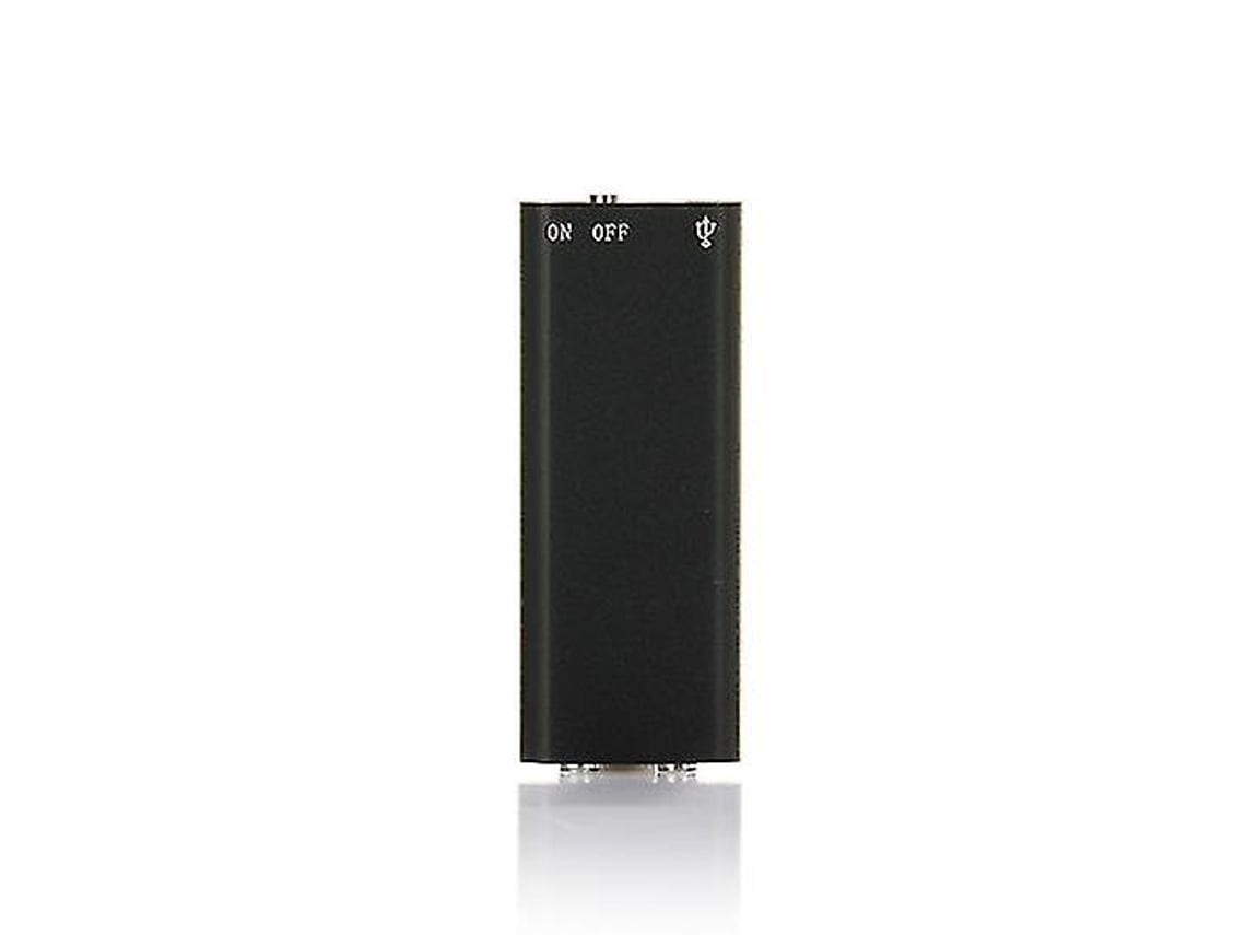 Lurelia Gravador De Voz Usb 16gb Com Usb Recarregável, Ativação Por Voz Para Reuniões, Aulas, Palestras - Preto