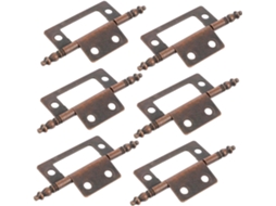 Dobradiças De Ferro Para Armários, Conjunto Com 6 Unidades,